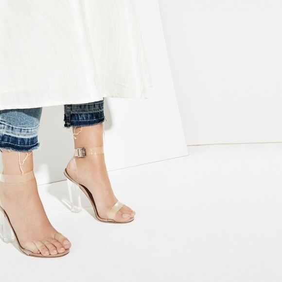 Tony Bianco Kiki Heels Sandals Clear Vinyl - Picture 3 of 9